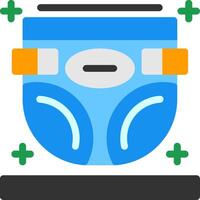 Diaper Flat Icon vector