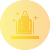 Baby bottle Gradient Circle Icon vector