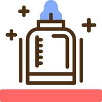 Baby bottle Color Filled Icon vector