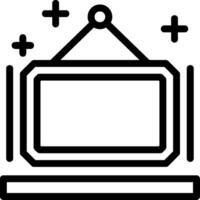 Picture frame Line Icon vector