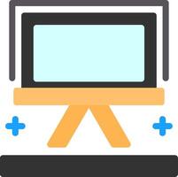 Easel Flat Icon vector