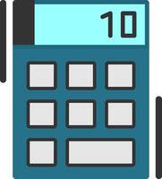 Calculator Flat Icon vector