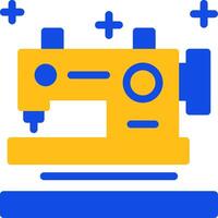 Sewing machine Flat Two Color Icon vector