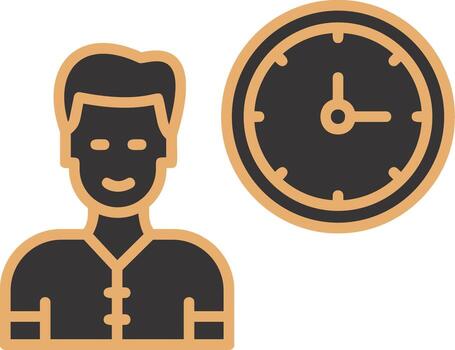 Work Time Vector Icon