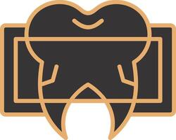 Dental X Ray Vector Icon