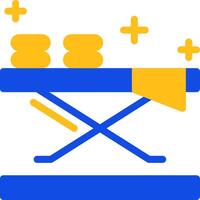 Ironing board Flat Two Color Icon vector