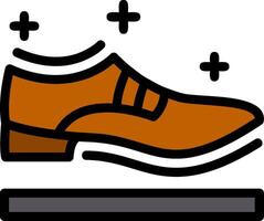 Shoe Line Filled Icon vector