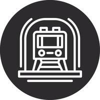 Subway Inverted Icon vector