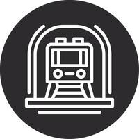 Subway Inverted Icon vector