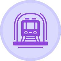 Subway Multicolor Circle Icon vector
