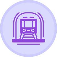 Subway Multicolor Circle Icon vector