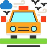 Taxi Flat Icon vector