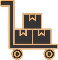 Factory Trolley Vector Icon