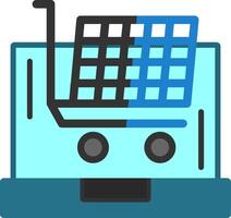 OnFlat shopping Flat Icon vector