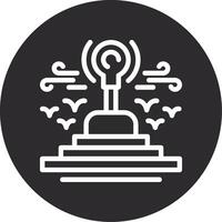 Gearshift Inverted Icon vector