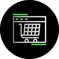 E-commerce Dual Gradient Circle Icon vector