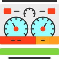 Dashboard Flat Icon vector