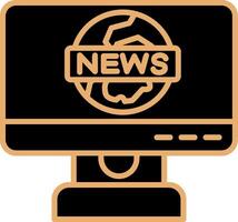 News Report Vector Icon