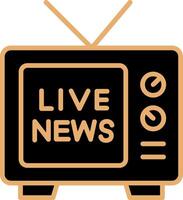 Live News Vector Icon