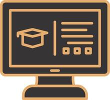 Online Education Vector Icon