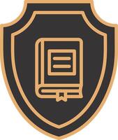 Protect Book Vector Icon