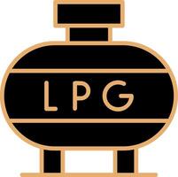 Liquefied Petroleum Gas Vector Icon