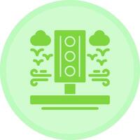 Traffic light Multicolor Circle Icon vector