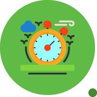 Stopwatch Flat Shadow Icon vector