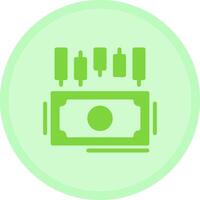 Investment Multicolor Circle Icon vector