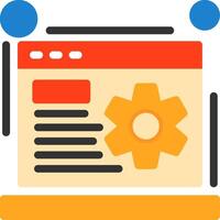 SEO Flat Icon vector