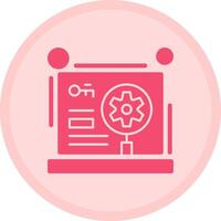 Keyword optimization Multicolor Circle Icon vector