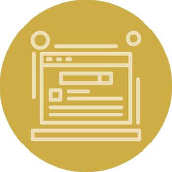 Schema markup Line Multi color Icon vector