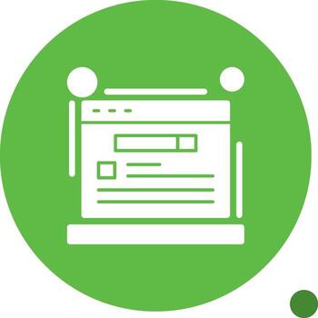 Schema markup Glyph Shadow Icon vector