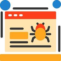 Crawling Flat Icon vector