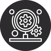 SEO tools Inverted Icon vector