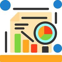 Data analysis Flat Icon vector