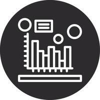 Histogram Inverted Icon vector