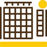 Heatmap Yellow Lieanr Circle Icon vector