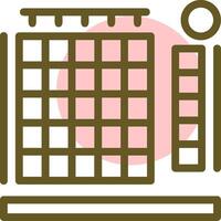 Heatmap Linear Circle Icon vector