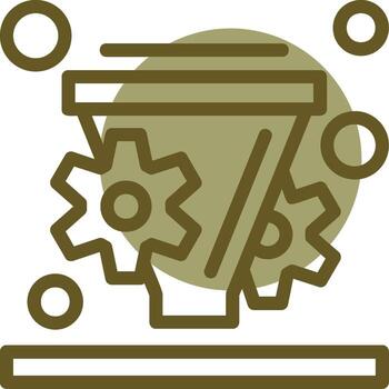 Conversion rate optimization Linear Circle Icon vector