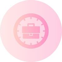 Time Gradient Circle Icon vector