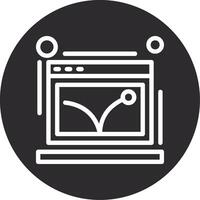 Bounce rate Inverted Icon vector