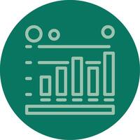 Session duration Line Multi color Icon vector