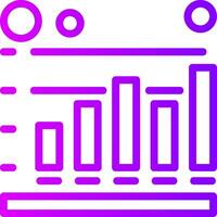 Session duration Linear Gradient Icon vector