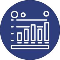Session duration Outline Circle Icon vector