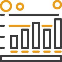 Session duration Line Circle Icon vector