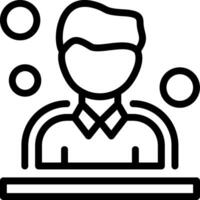 Users Line Icon vector