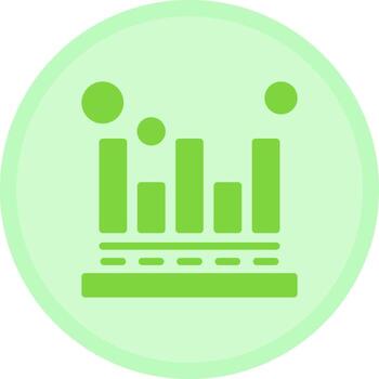 Attribution modeling Multicolor Circle Icon vector