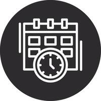 Deadline Inverted Icon vector