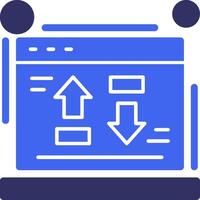 Cost per conversion Solid Two Color Icon vector